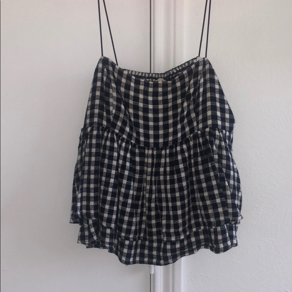 urban outfitters peplum tank top!